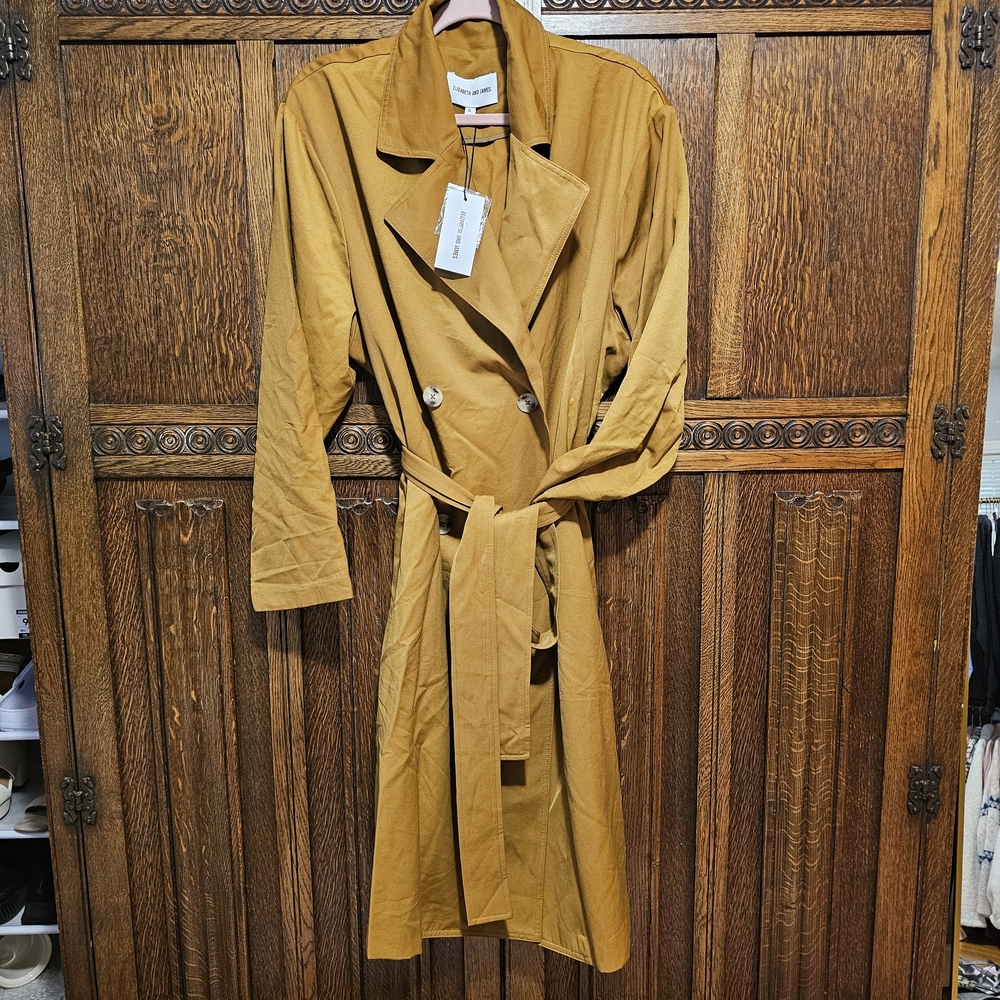 Elizabeth and James Tan Trench Coat